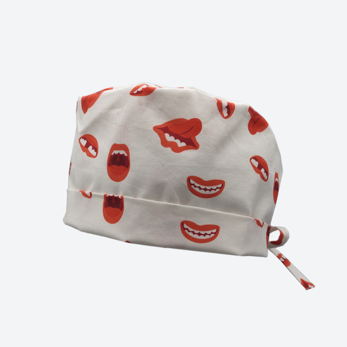 Happy Smiles - Anpassbare OP Haube - OP Haube aus Stoff - Gluecksbringer