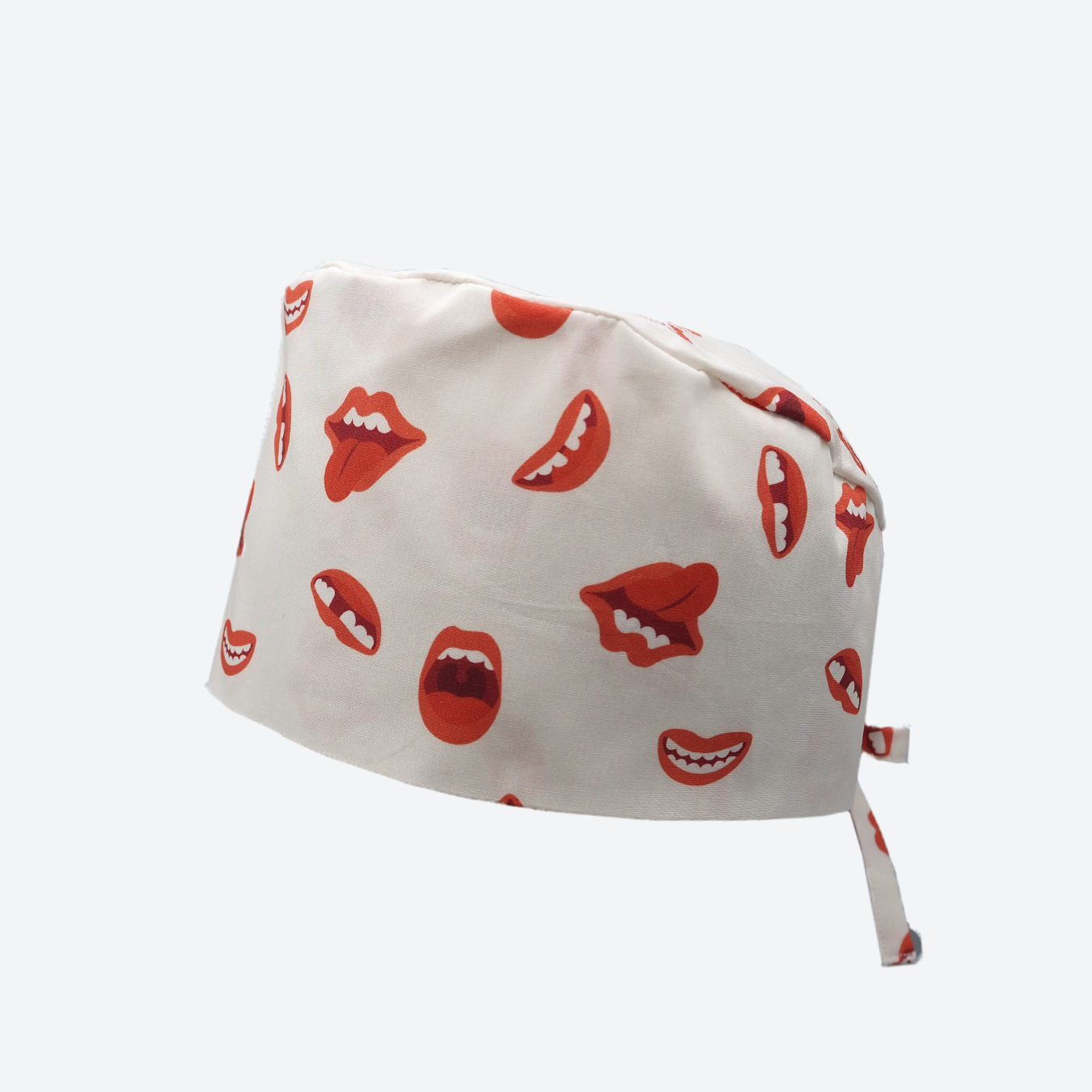 Happy Smiles - Bandana OP Haube - OP Haube aus Stoff - Gluecksbringer