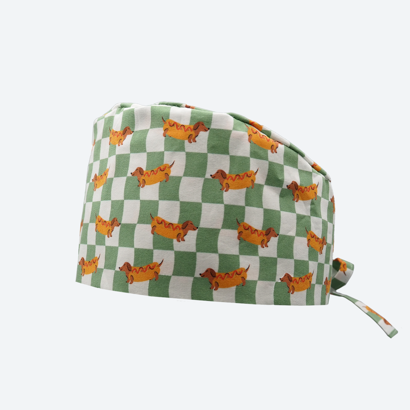 Hot Dogs - Bandana OP Haube - OP Haube aus Stoff - Gluecksbringer