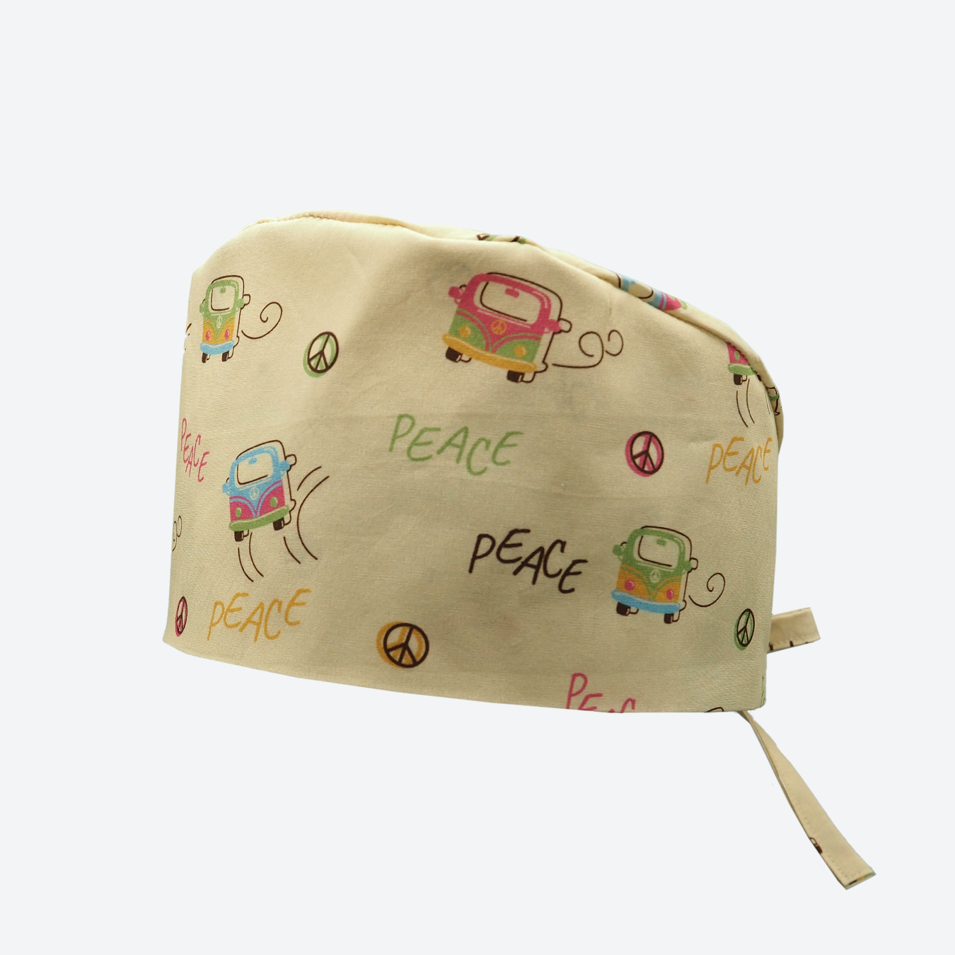 Van-tastic Peace - Bandana OP Haube - OP Haube aus Stoff - Gluecksbringer