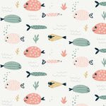 Happy Fish - Comfort OP Haube - OP Haube aus Stoff - Gluecksbringer