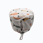 Happy Fish - Comfort OP Haube - OP Haube aus Stoff - Gluecksbringer