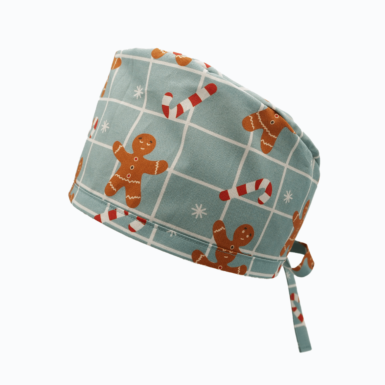 Jolly Gingerbread - Bandana OP Haube - OP Haube aus Stoff - Gluecksbringer