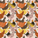 Wild Chickens - Bandana OP Haube - OP Haube aus Stoff - Gluecksbringer