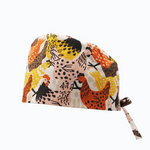 Wild Chickens - Bandana OP Haube - OP Haube aus Stoff - Gluecksbringer